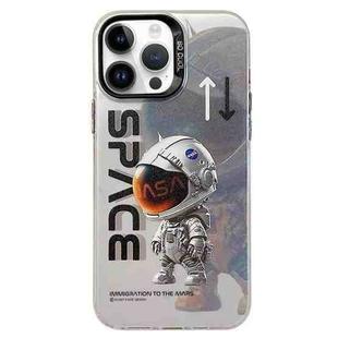 For iPhone 13 Pro Max Astronaut Pattern PC Phone Case(Gray Astronaut)