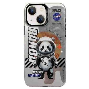 For iPhone 13 Astronaut Pattern PC Phone Case(Gray Panda)