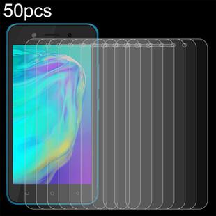 For Tecno Pop 6C 50pcs 0.26mm 9H 2.5D Tempered Glass Film