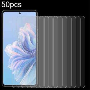 For Tecno Camon 20s Pro 5G 50pcs 0.26mm 9H 2.5D Tempered Glass Film