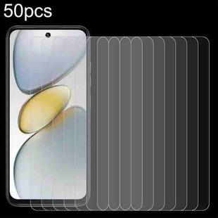 For Tecno Spark Go 1 50pcs 0.26mm 9H 2.5D Tempered Glass Film