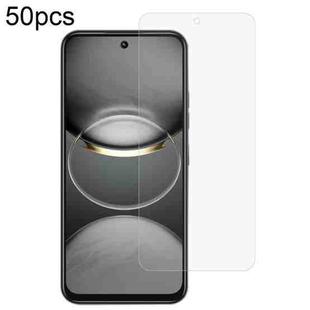 For Tecno Spark 30C 50pcs 0.26mm 9H 2.5D Tempered Glass Film