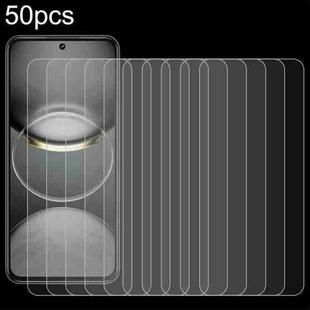 For Tecno Spark 30 Pro 50pcs 0.26mm 9H 2.5D Tempered Glass Film