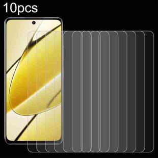 For Realme 11 5G 10pcs 0.26mm 9H 2.5D Tempered Glass Film