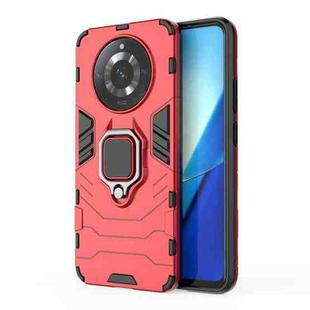 For Realme 11 Magnetic Ring Holder PC + TPU Phone Case(Red)