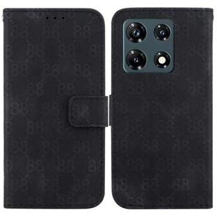 For Infinix Note 30 Pro Double 8-shaped Embossed Leather Phone Case(Black)