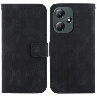 For Infinix Hot 30 Play / X6835 Double 8-shaped Embossed Leather Phone Case(Black)