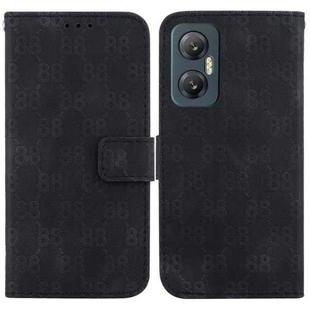For Infinix Hot 20 5G Double 8-shaped Embossed Leather Phone Case(Black)