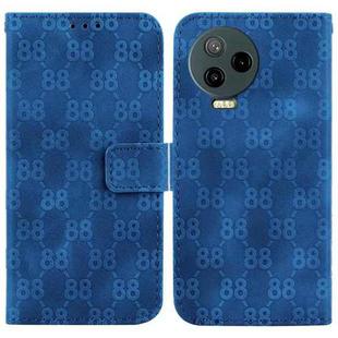 For Infinix Note 12 Pro 4G / Note 12 2023 Double 8-shaped Embossed Leather Phone Case(Blue)