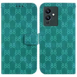 For Infinix Note 12 Pro 5G / Note 12 5G Double 8-shaped Embossed Leather Phone Case(Green)