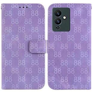 For Infinix Note 12 Pro 5G / Note 12 5G Double 8-shaped Embossed Leather Phone Case(Purple)