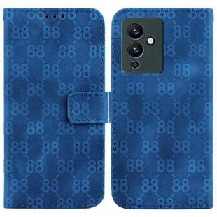 For Infinix Note 12 Pro 5G / Note 12 5G Double 8-shaped Embossed Leather Phone Case(Blue)