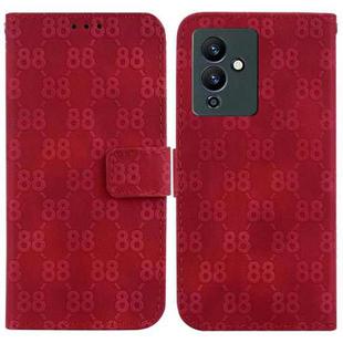 For Infinix Note 12 Pro 5G / Note 12 5G Double 8-shaped Embossed Leather Phone Case(Red)