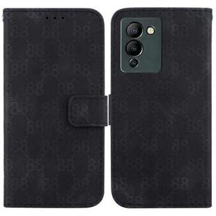 For Infinix Note 12 G96 / X670 Double 8-shaped Embossed Leather Phone Case(Black)