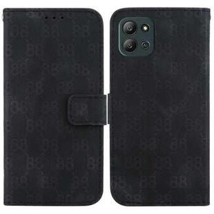 For Infinix Hot 11 2022 Double 8-shaped Embossed Leather Phone Case(Black)
