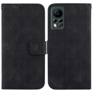 For Infinix Hot 11s NFC / X6812B Double 8-shaped Embossed Leather Phone Case(Black)