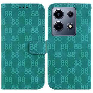 For Infinix Note 30 VIP Double 8-shaped Embossed Leather Phone Case(Green)