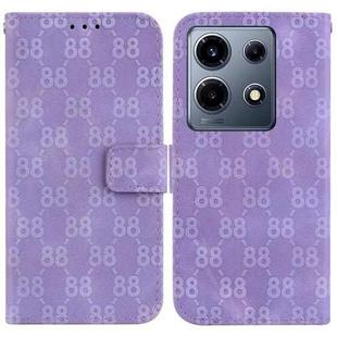 For Infinix Note 30 VIP Double 8-shaped Embossed Leather Phone Case(Purple)
