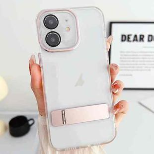 For iPhone 11 Linear Shape Holder Phone Case(Rose Gold)