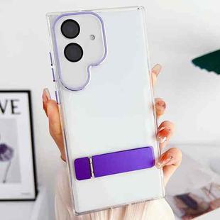 For Samsung Galaxy A04e Linear Shape Holder Phone Case(Purple)