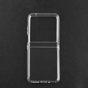 For Motorola Razr 40 Ultra Transparent TPU Hinge Shockproof Protective Phone Case