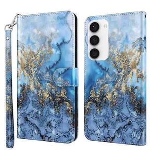 For Samsung Galaxy S24 5G 3D Painting Pattern Flip Leather Phone Case(Milky Way)