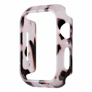 For Apple Watch Series 6 / 5 / 4 / SE 40mm Printed Resin PC Watch Case(Red Pink)