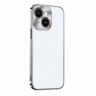 For iPhone 14 Starshine Frosted Series Airbag Shockproof Phone Case(White)