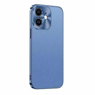 For iPhone 12 Starshine Frosted Series Airbag Shockproof Phone Case(Blue)