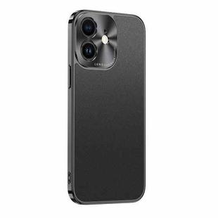 For iPhone 12 Starshine Frosted Series Airbag Shockproof Phone Case(Black)