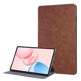 For Honor Pad 10 12.1 Simple Crazy Horse Leather Tablet Case(Brown)