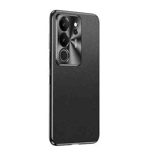 For vivo S17 Pro Starshine Frosted Series Airbag Shockproof Phone Case(Black)