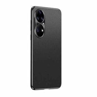 For Huawei P50 Starshine Frosted Series Airbag Shockproof Phone Case(Black)