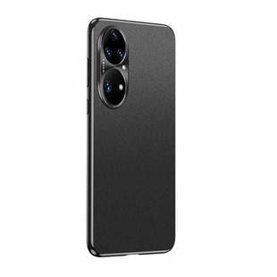 For Huawei P50 Pro Starshine Frosted Series Airbag Shockproof Phone Case(Black)