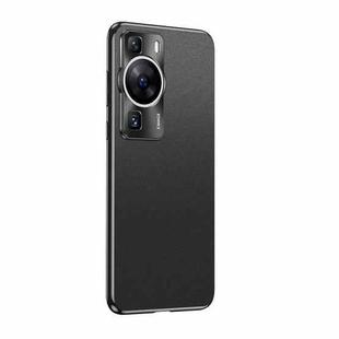 For Huawei P60 Starshine Frosted Series Airbag Shockproof Phone Case(Black)