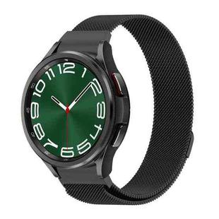 For Samsung Galaxy Watch 6 / 6 Classic Milan Magnetic Metal Watch Band(Black)