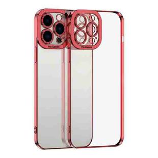 For iPhone 15 Pro Max Electroplating TPU Phone Case(Red)