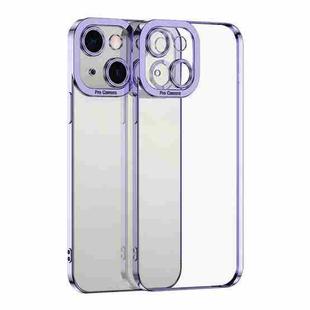 For iPhone 15 Electroplating TPU Phone Case(Purple)