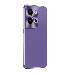 For OPPO Reon9 Pro Starshine Frosted Series Airbag Shockproof Phone Case(Purple)