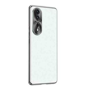 For Honor 80 Pro Flat Starshine Frosted Series Airbag Shockproof Phone Case(White)
