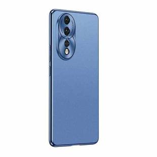 For Honor 80 Starshine Frosted Series Airbag Shockproof Phone Case(Blue)