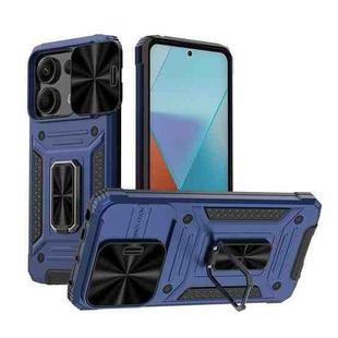 For Xiaomi Redmi Note 13 Pro 5G Camshield Robot TPU Hybrid PC Phone Case(Blue)