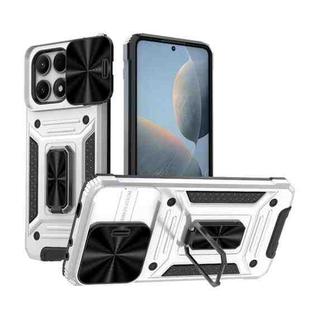 For Xiaomi Redmi K70E 5G Camshield Robot TPU Hybrid PC Phone Case(Silver)