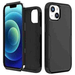 For iPhone 15 Commuter Shockproof TPU + PC Phone Case(Black)