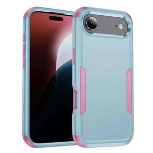 For iPhone 17 Air Commuter Shockproof TPU + PC Phone Case(Grey Green+Pink)