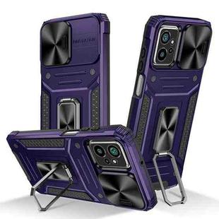 For Motorola Moto G Power 5G 2023 Camshield Robot TPU Hybrid PC Phone Case(Purple)