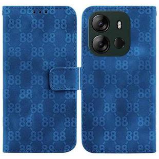 For Tecno Spark Go 2023 / Pop 7 Pro Double 8-shaped Embossed Leather Phone Case(Blue)
