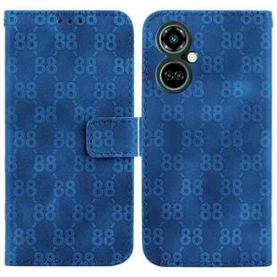 For Tecno Camon 19 Pro 5G Double 8-shaped Embossed Leather Phone Case(Blue)