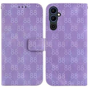 For Tecno Pova Neo 2 Double 8-shaped Embossed Leather Phone Case(Purple)