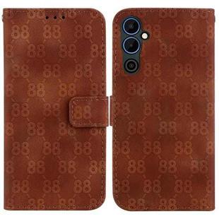 For Tecno Pova Neo 2 Double 8-shaped Embossed Leather Phone Case(Brown)